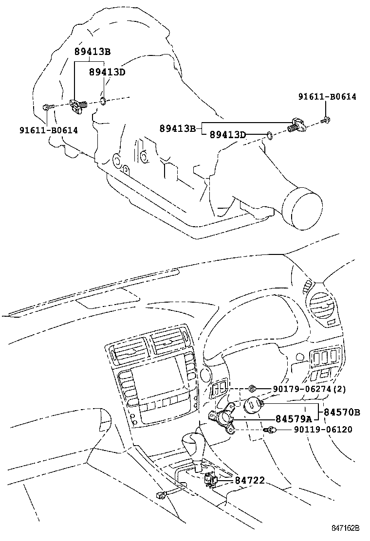 84579-30050 BRACKET, KICK DOWN SWITCH product image
