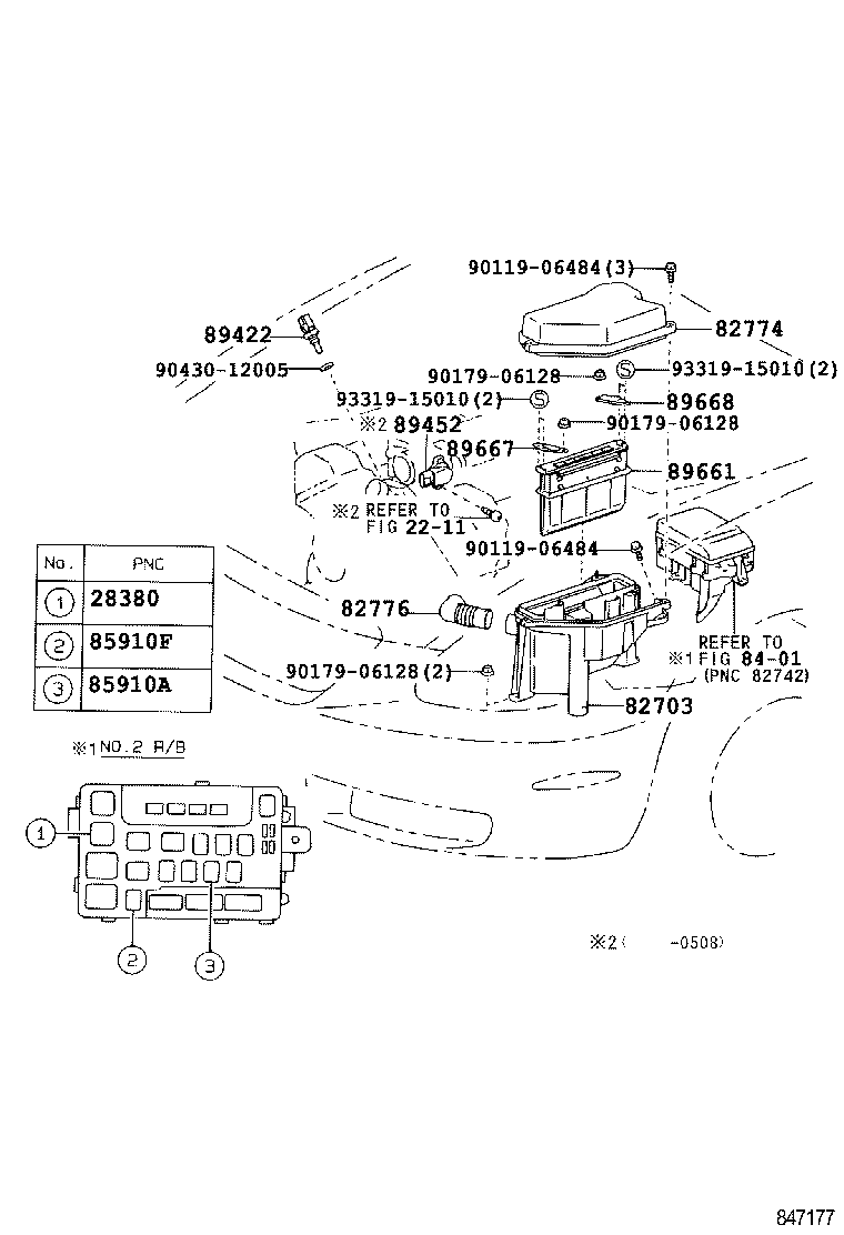 82776-30070 DUCT, ENGINE ROOM ECU OUTLET product image