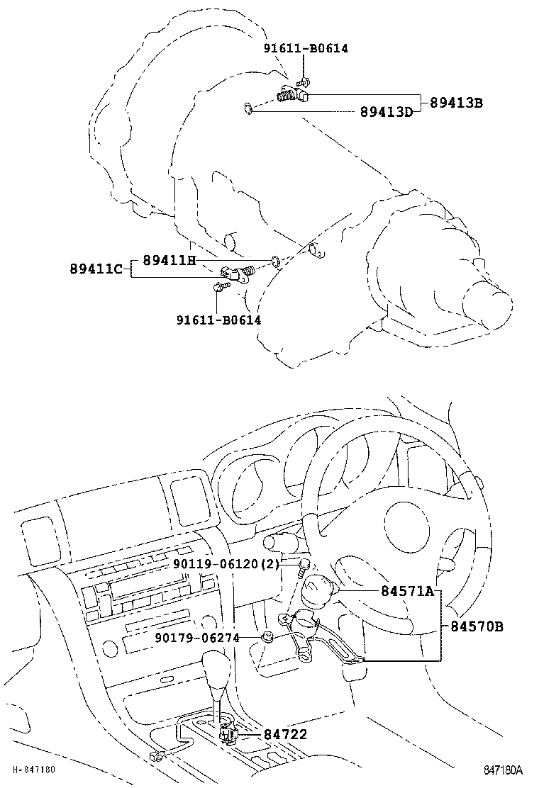 84571-50030 SWITCH, KICK DOWN product image