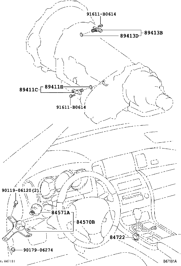 84571-50030 SWITCH, KICK DOWN product image