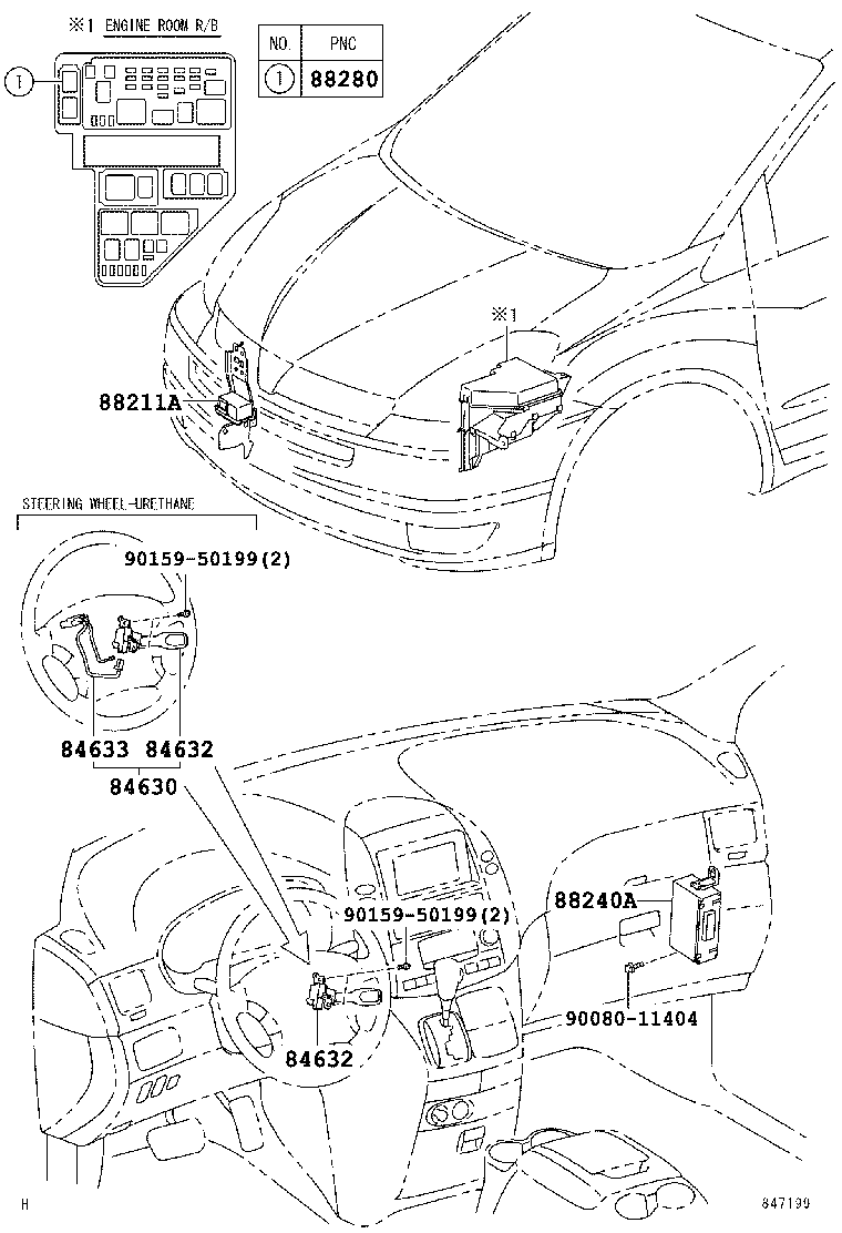 84630-08021 SWITCH ASSY, CRUISE CONTROL MAIN product image