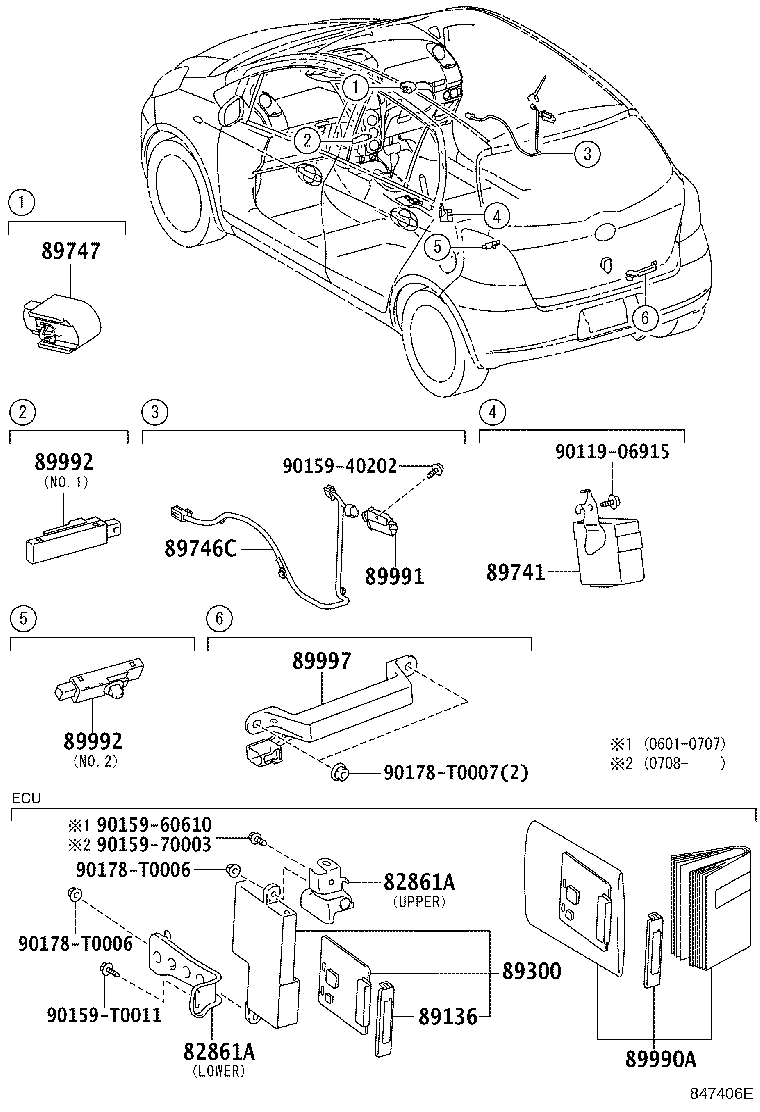 89990-52160 COMPUTER ASSY, SMART KEY product image