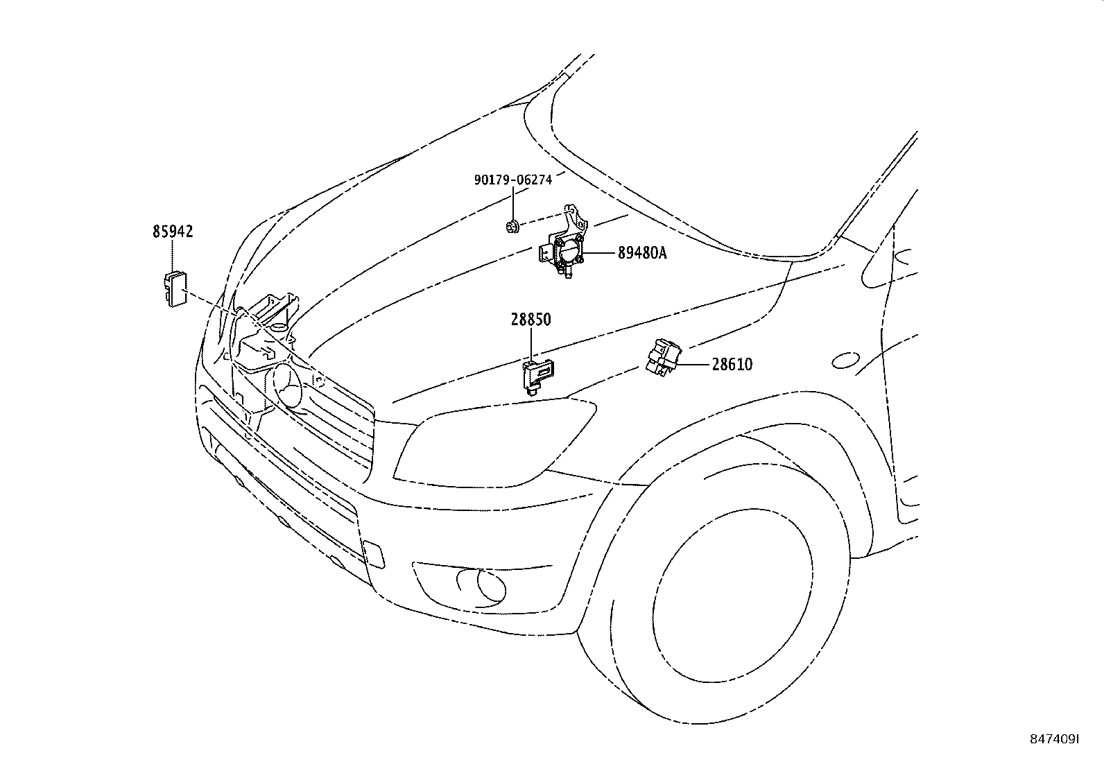 82730-42110 BLOCK ASSY, INSTRUMENT PANEL JUNCTION product image
