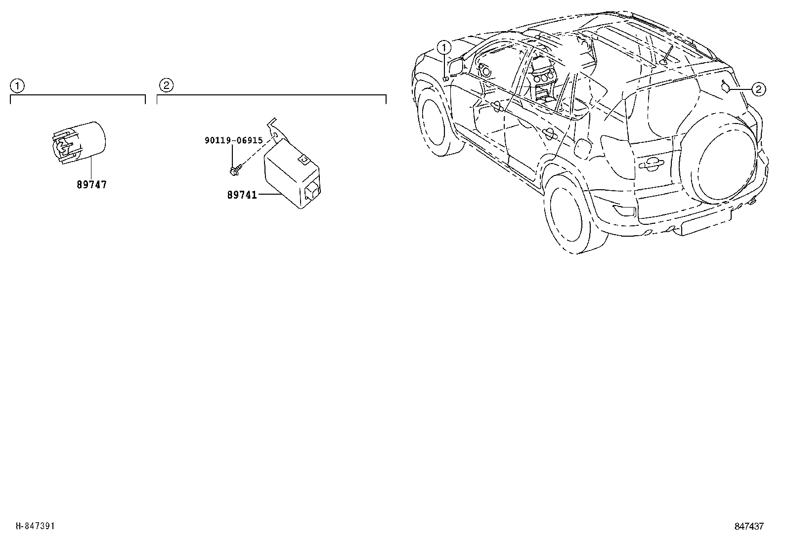 89300-42110 BOX ASSY, ECU AGGREGATION product image