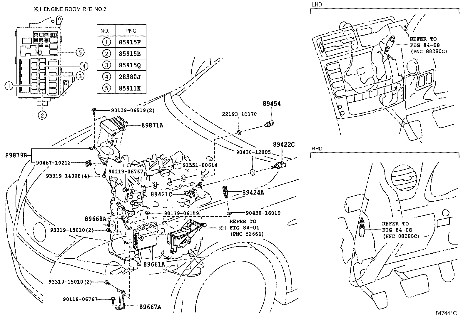 89661-53701 COMPUTER, ENGINE CONTROL product image