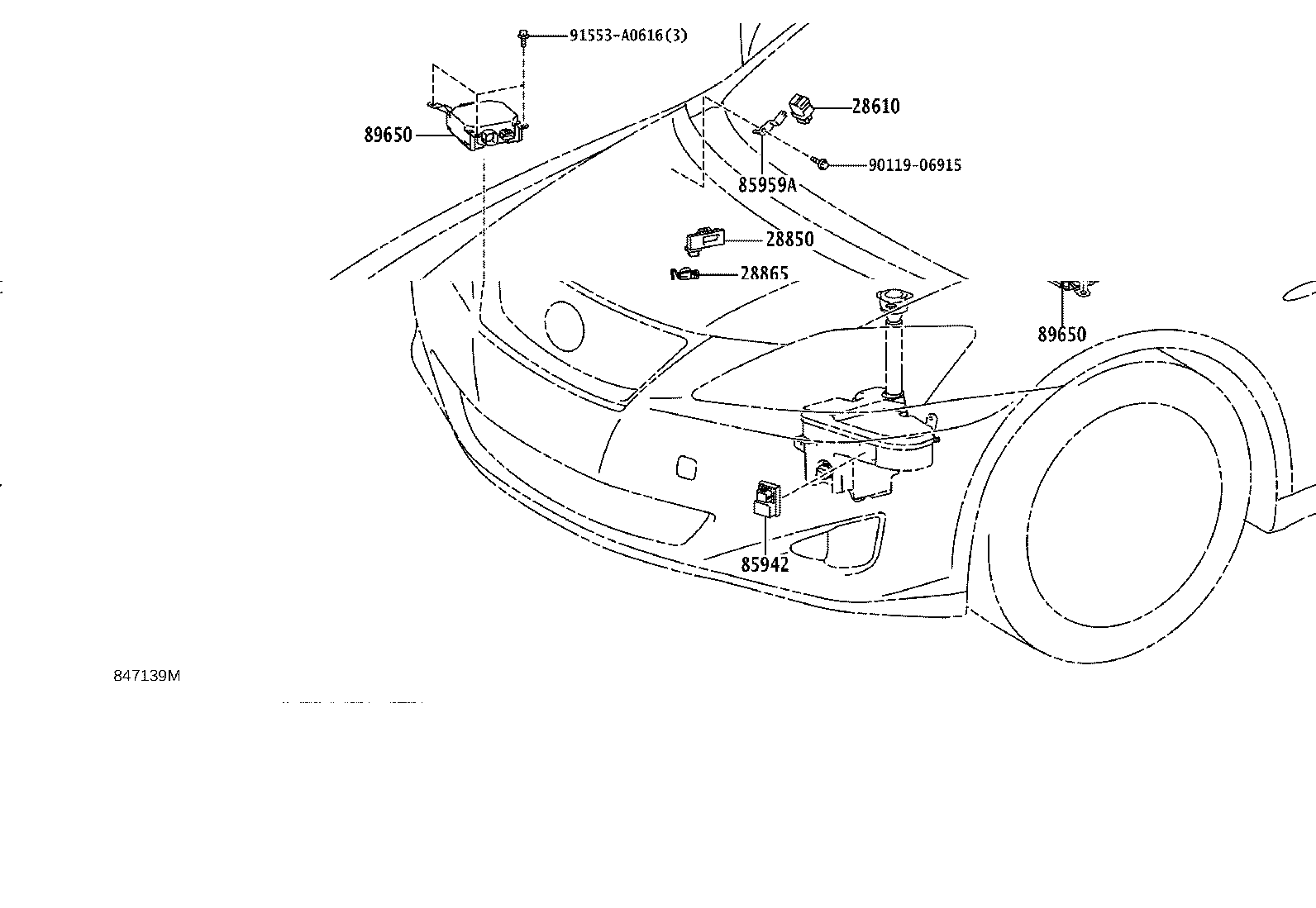 28850-31010 SENSOR ASSY, BATTERY CURRENT product image