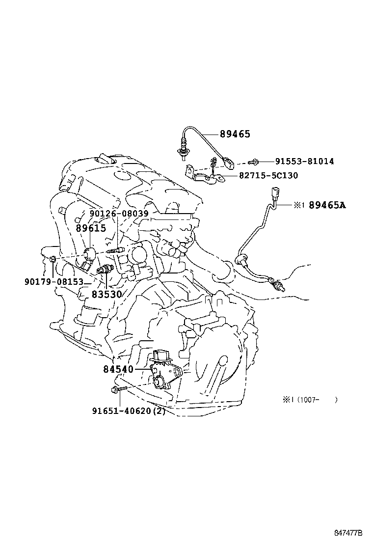 82730-52880 BLOCK ASSY, INSTRUMENT PANEL JUNCTION product image
