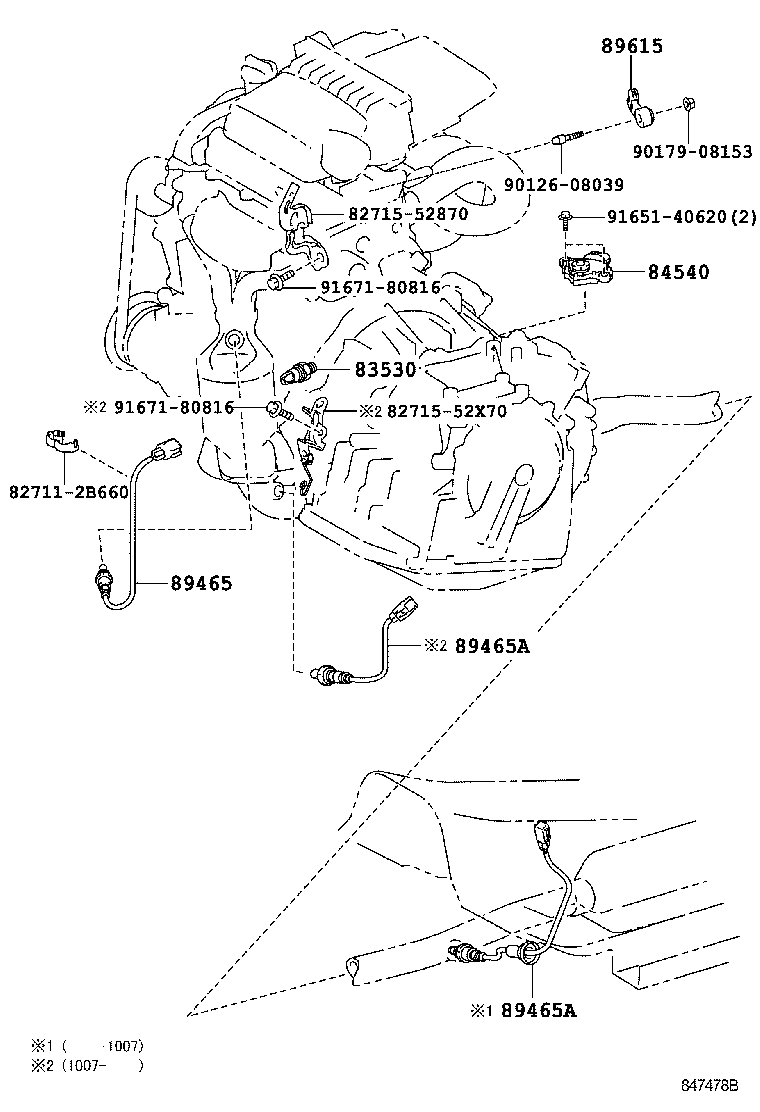 82730-52880 BLOCK ASSY, INSTRUMENT PANEL JUNCTION product image