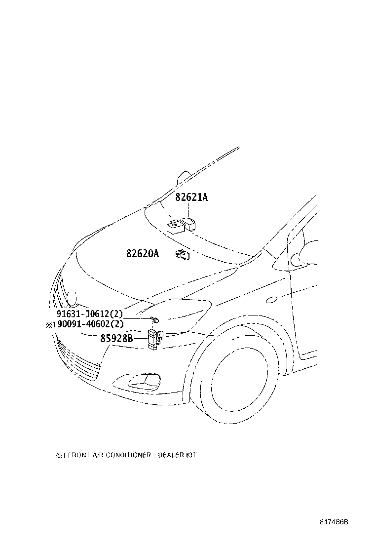 84330-52040 SWITCH ASSY, HAZARD WARNING SIGNAL product image