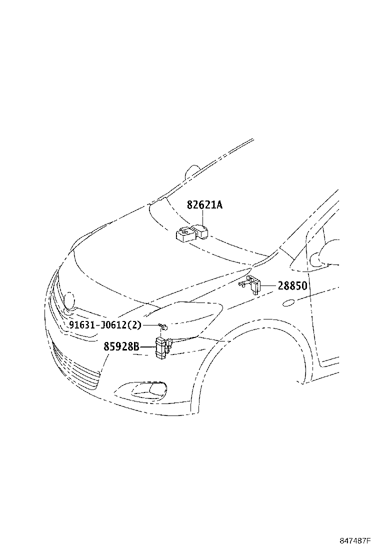 82730-52880 BLOCK ASSY, INSTRUMENT PANEL JUNCTION product image