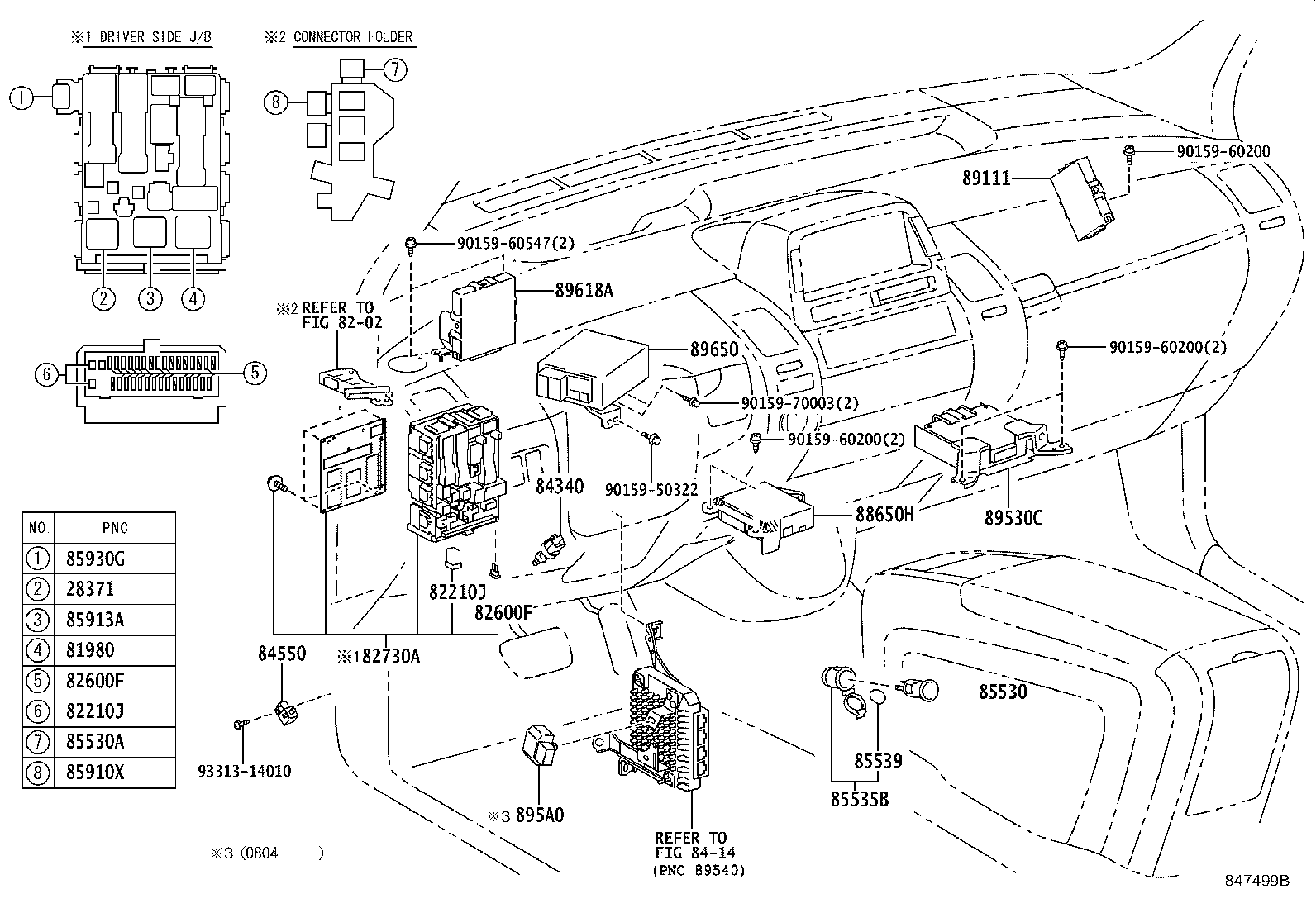 82730-47431 BLOCK ASSY, DRIVER SIDE JUNCTION product image