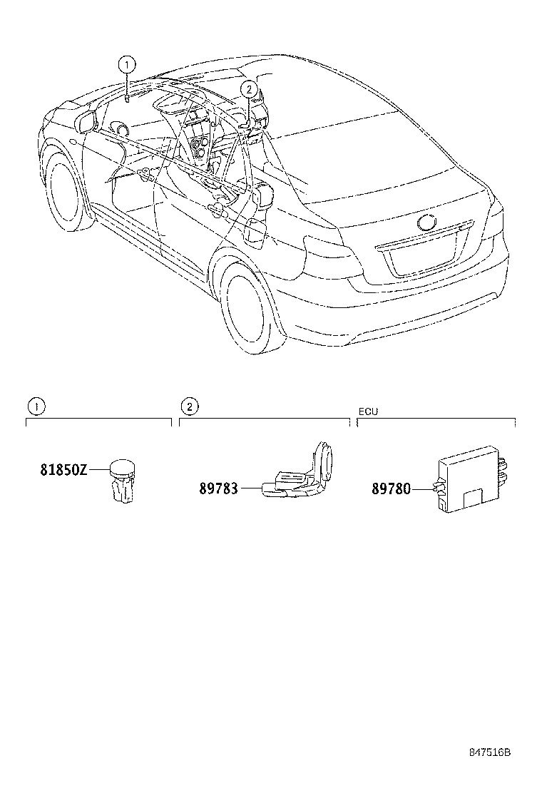 89780-52140 COMPUTER ASSY, TRANSPONDER KEY product image