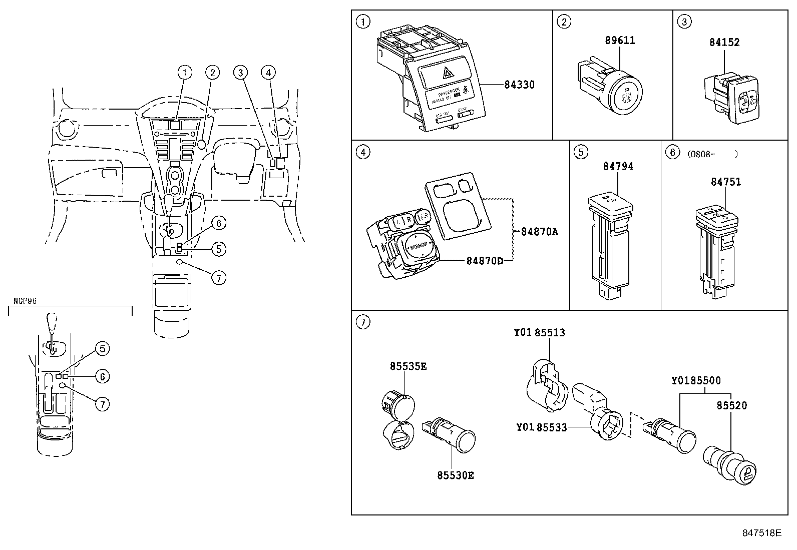 82730-52880 BLOCK ASSY, INSTRUMENT PANEL JUNCTION product image