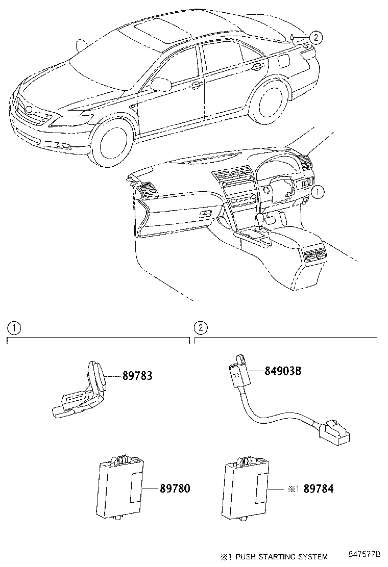 89780-33170 COMPUTER ASSY, TRANSPONDER KEY product image