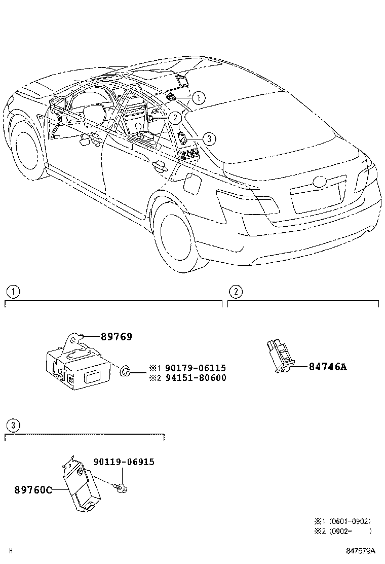 89760-33010 RECEIVER ASSY, TIRE PRESSURE MONITOR product image
