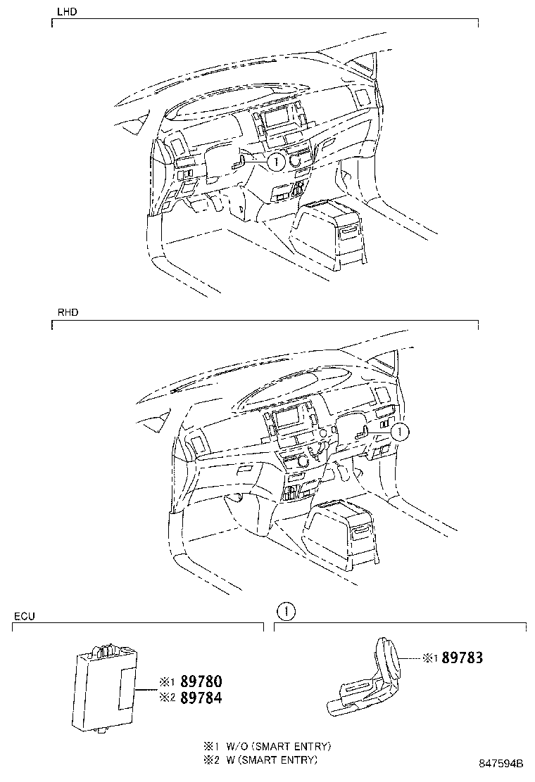 89780-28110 COMPUTER ASSY, TRANSPONDER KEY product image