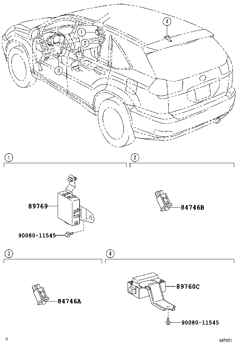 89760-0E010 RECEIVER ASSY, TIRE PRESSURE MONITOR product image