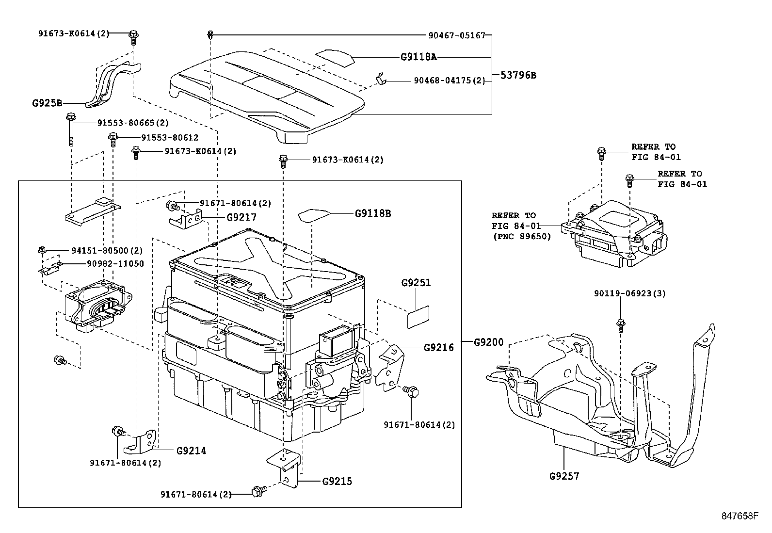 G925B-30010 BRACKET, INVERTER, NO.6 product image