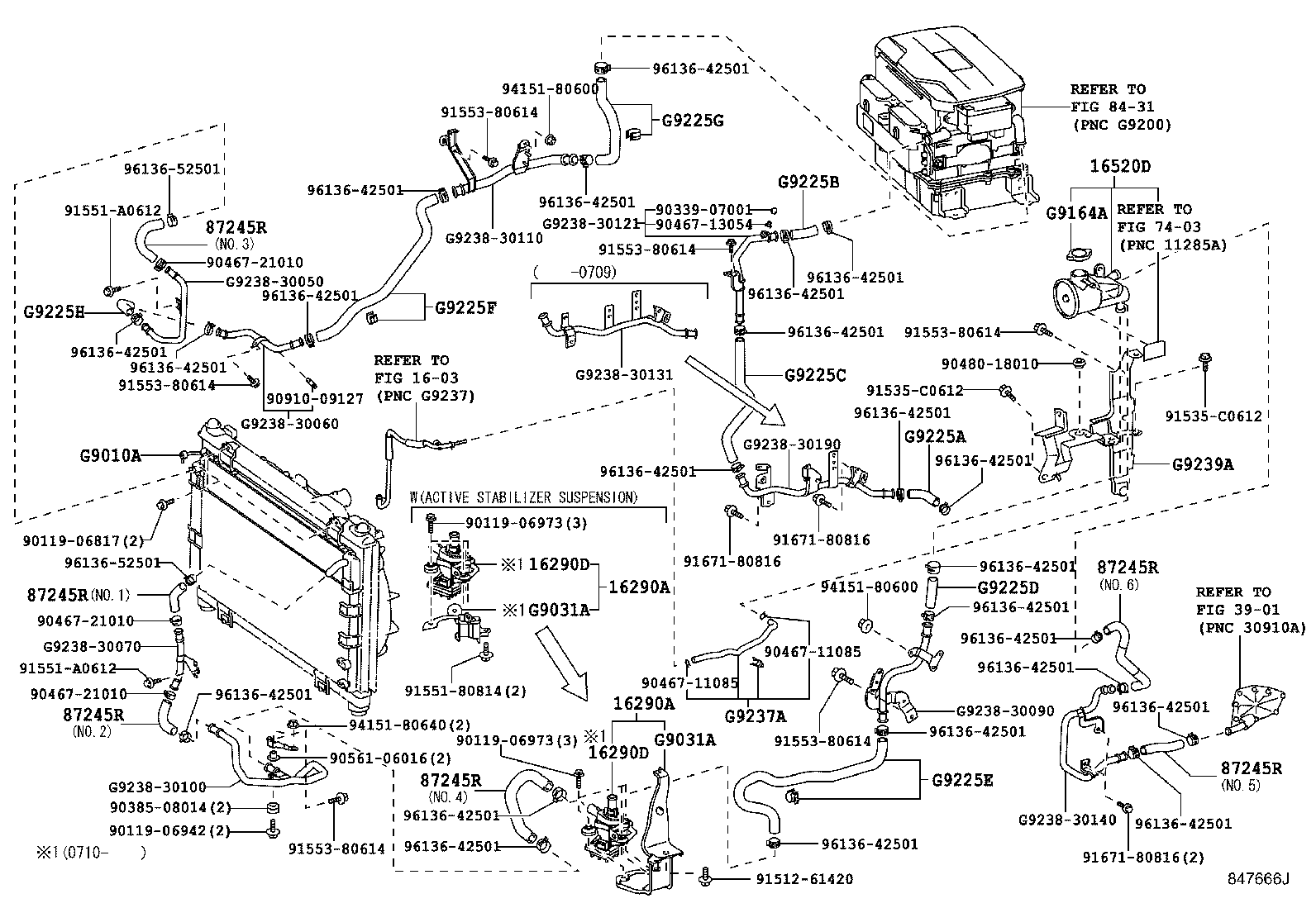 Toyota G9141-30010 BRACKET SUB-ASSY, HV WATER PUMP