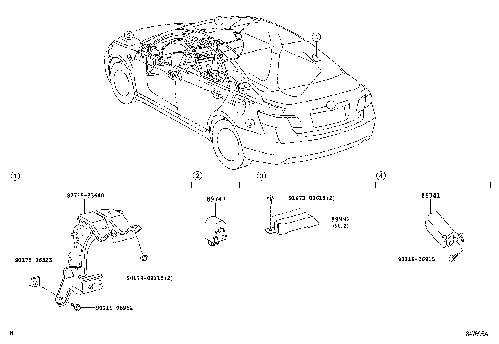Toyota 89992-42010 OSCILLATOR, INDOOR ELECTRICAL KEY
