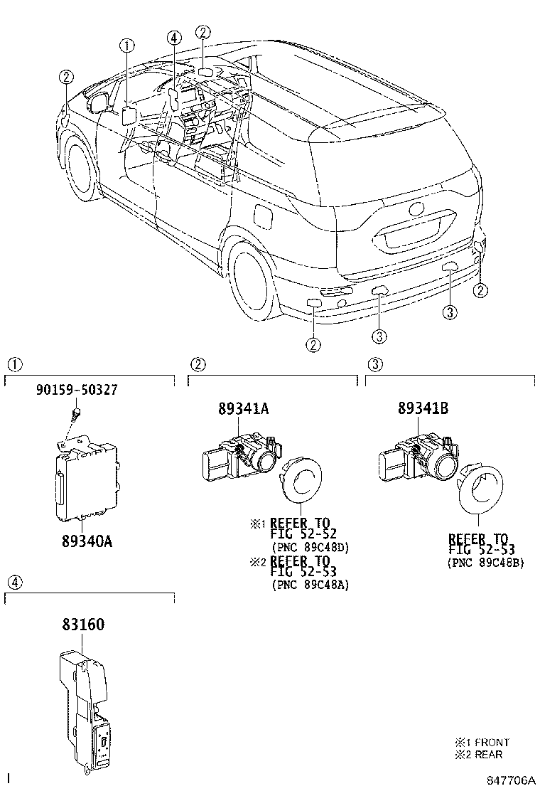 83160-28061 INDICATOR ASSY, CLEARANCE WARNING product image