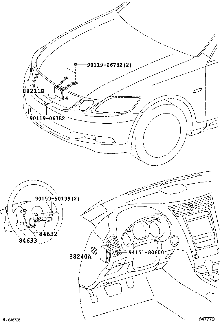 88240-30460 COMPUTER ASSY, DISTANCE CONTROL product image