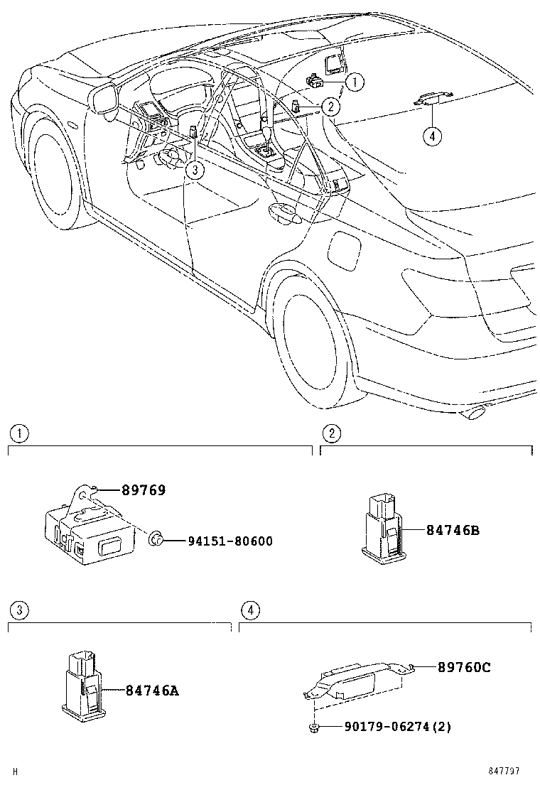 89760-33022 RECEIVER ASSY, TIRE PRESSURE MONITOR product image