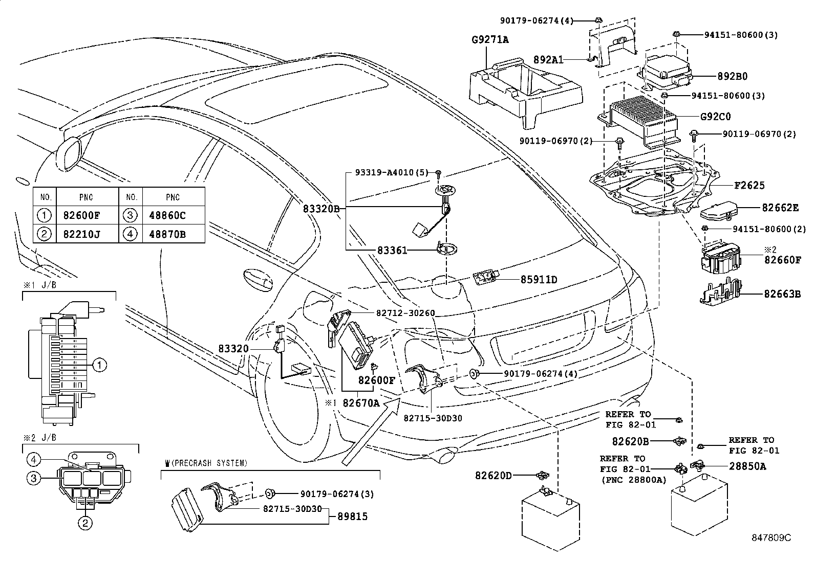 82610-30160 BLOCK ASSY, FUSE product image