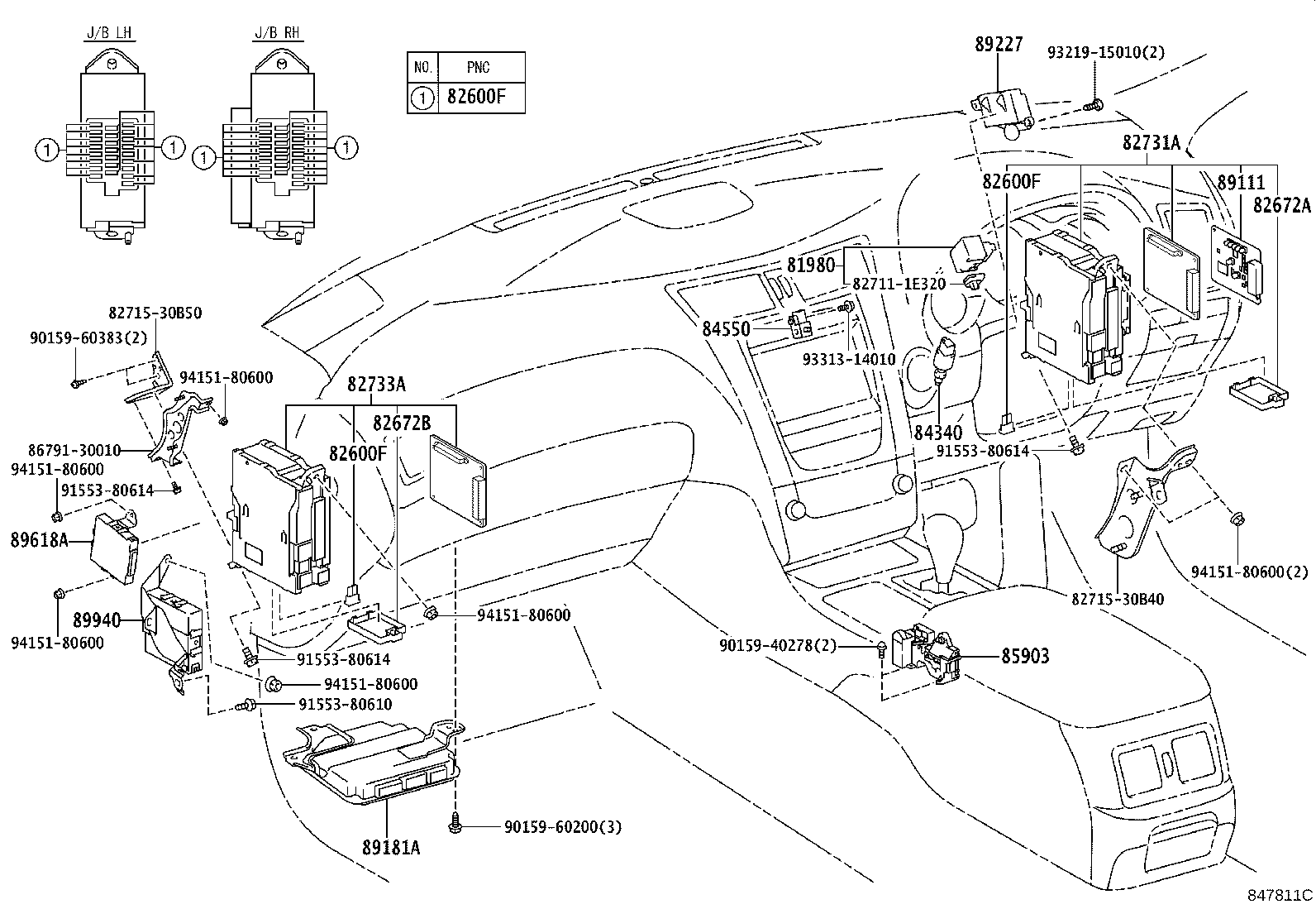 82610-30160 BLOCK ASSY, FUSE product image
