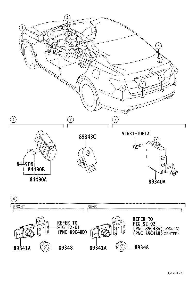 Toyota 89348-33010-D0 RETAINER, ULTRASONIC SENSOR, NO.1