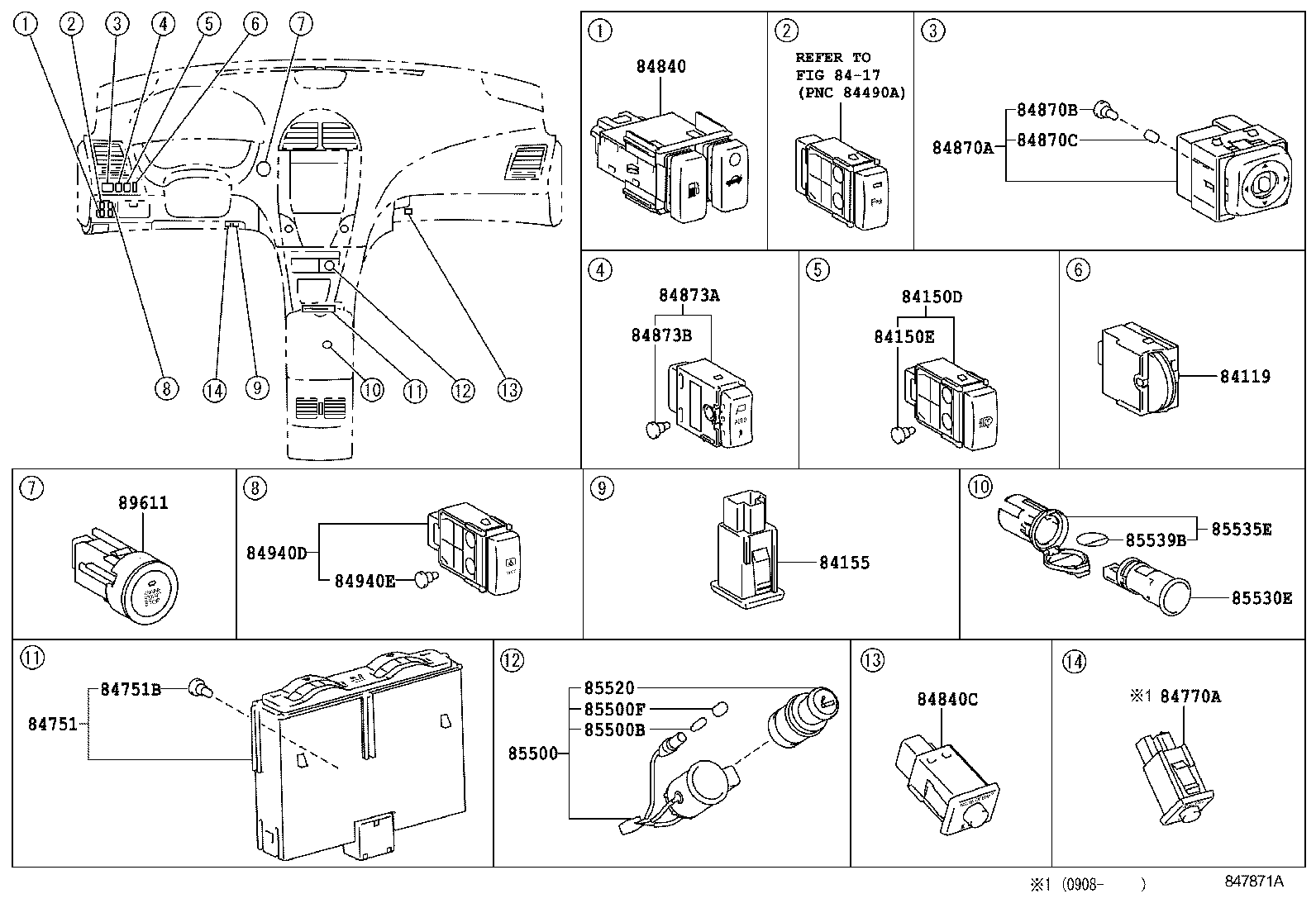 82620-07080 BLOCK ASSY, FUSIBLE LINK product image