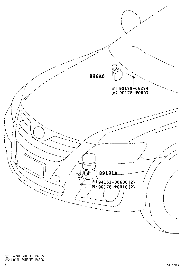 896A0-33020 COMPUTER ASSY, ACTIVE ENGINE MOUNT CONTROL product image