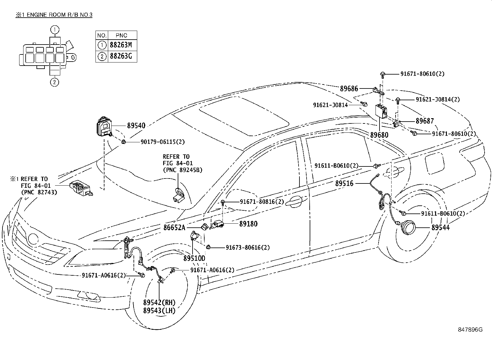 Toyota 89540-33400 COMPUTER ASSY, SKID CONTROL