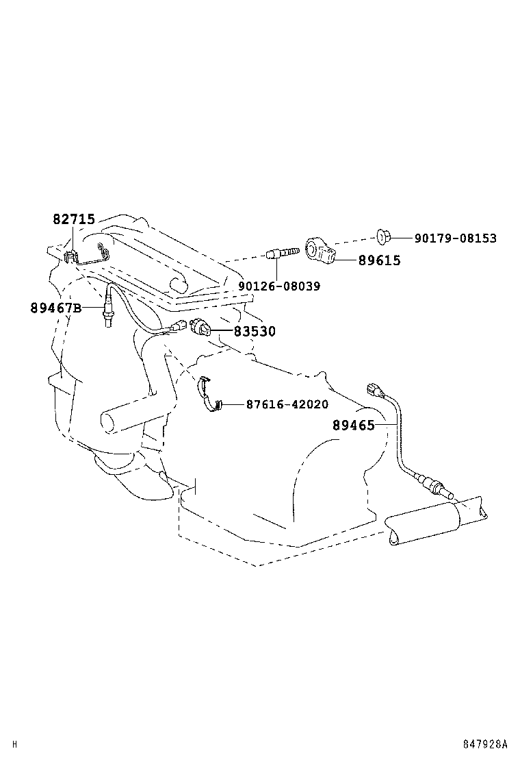 Toyota 82743-33030 BLOCK, ENGINE ROOM RELAY, NO.3
