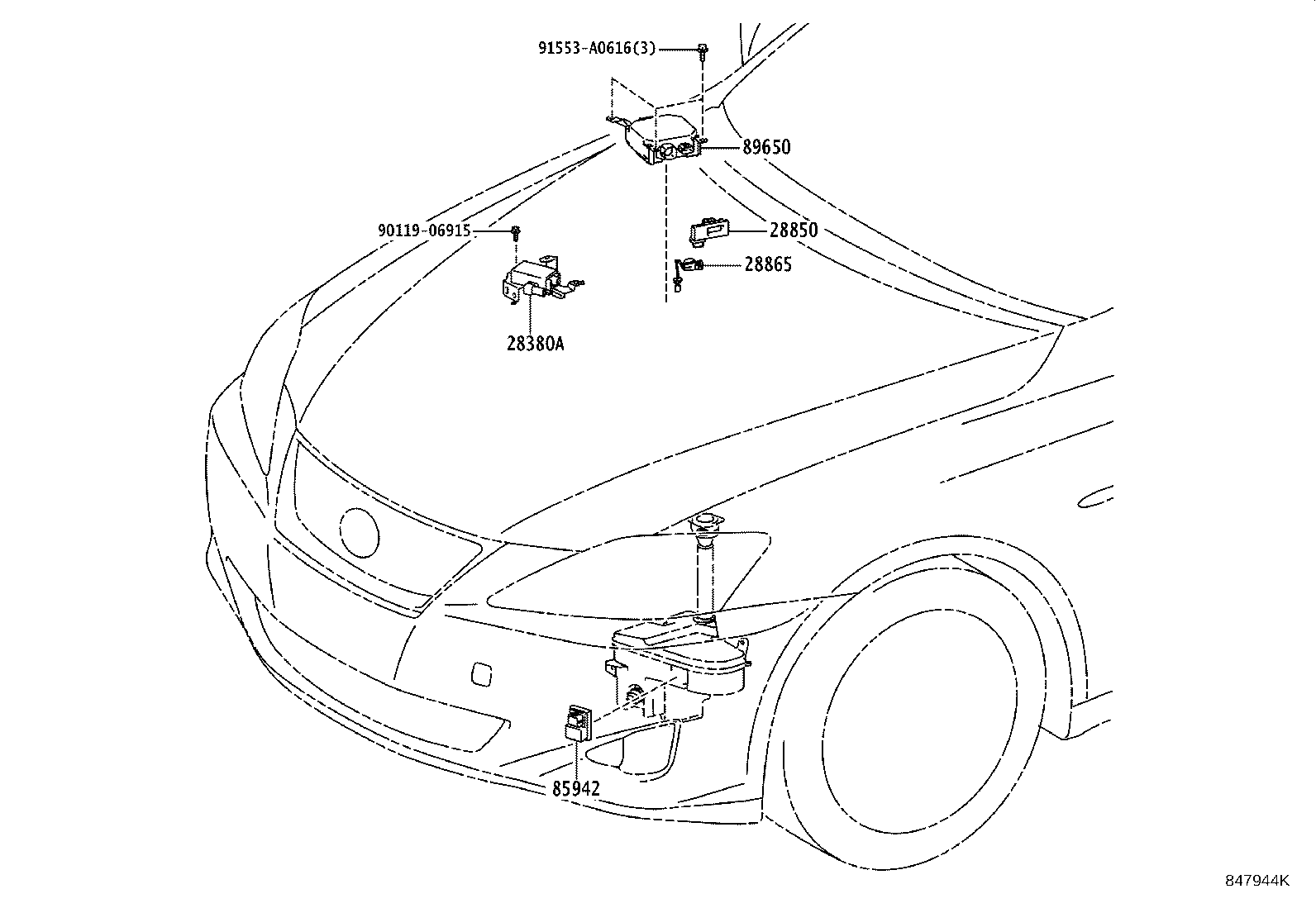 82730-53301 BLOCK ASSY, INSTRUMENT PANEL JUNCTION product image