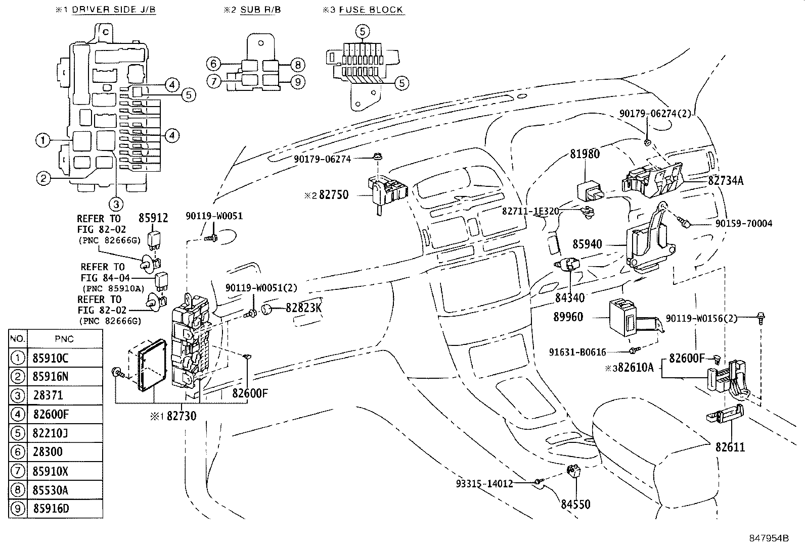 84790-05100 SWITCH ASSY, REAR WINDOW DEFOGGER product image