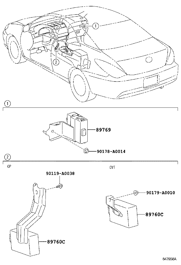 89769-06110 COMPUTER, TIRE PRESSURE MONITOR product image