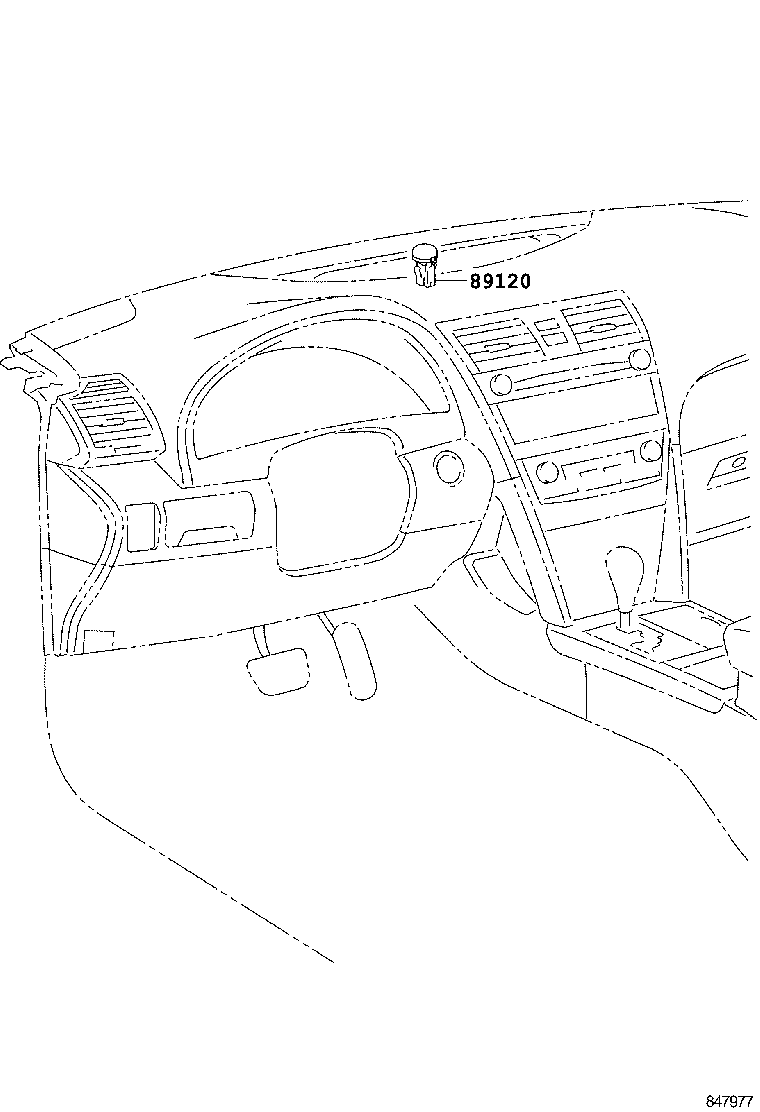 89121-0E030 SENSOR, AUTOMATIC LIGHT CONTROL product image