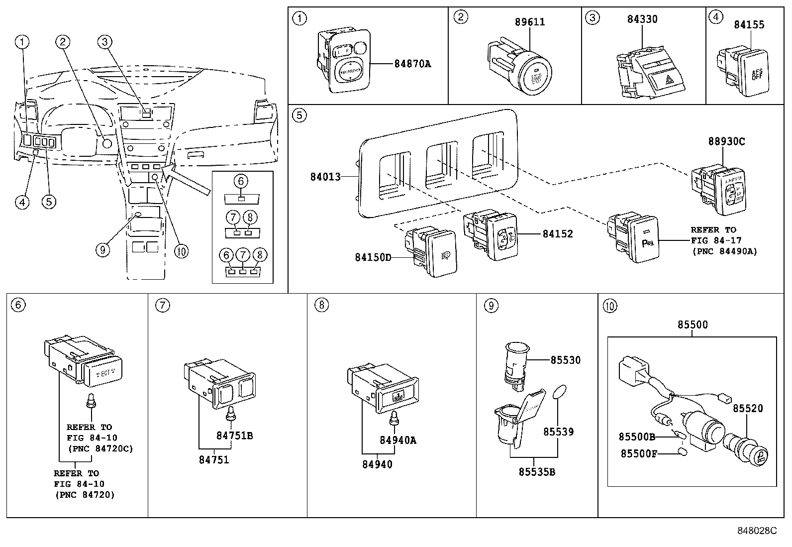 82660-07010 BLOCK ASSY, RELAY product image