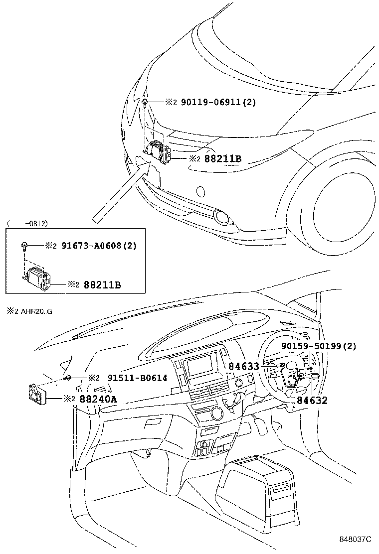 88240-28260 COMPUTER ASSY, DISTANCE CONTROL product image
