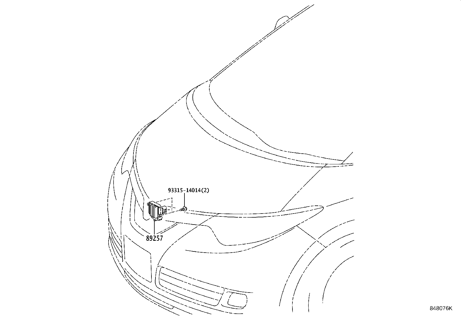 84720-28050 SWITCH ASSY, PATTERN SELECT, NO.1 product image
