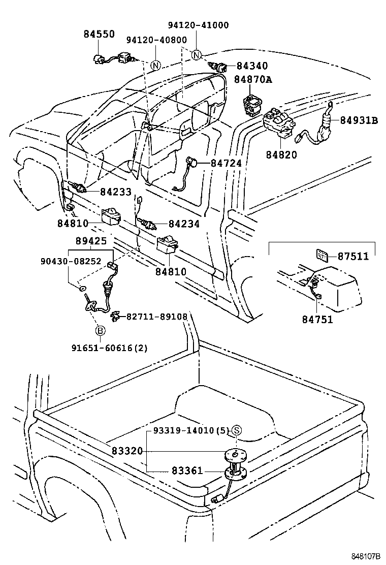 89629-35010 BRACKET, IGNITER ASSY product image