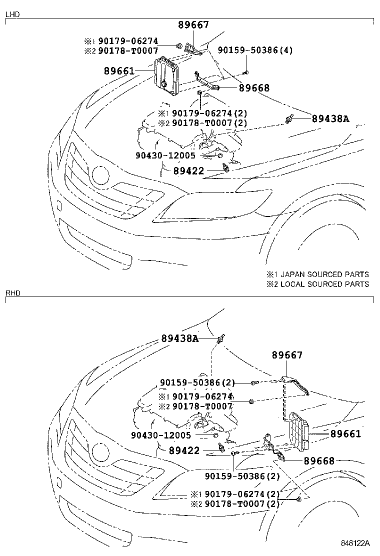 89661-06G80 COMPUTER, ENGINE CONTROL product image