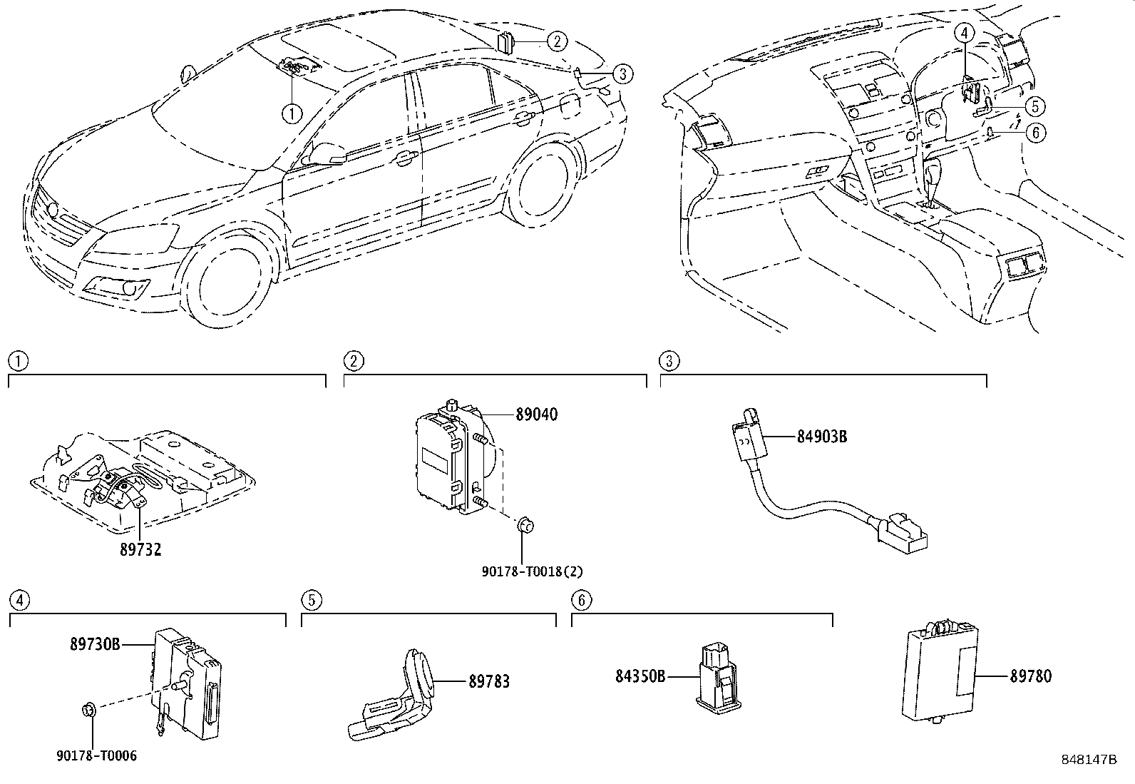 89780-33160 COMPUTER ASSY, TRANSPONDER KEY product image