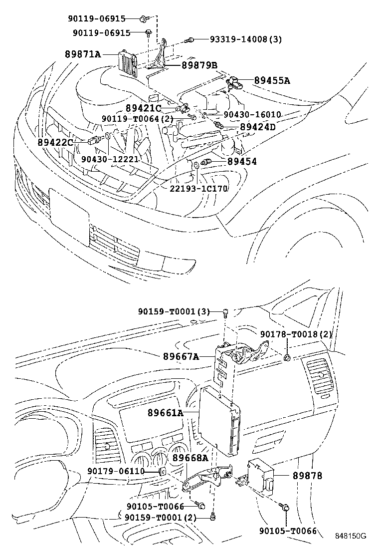 89879-71020 BRACKET, INJECTOR DRIVER product image