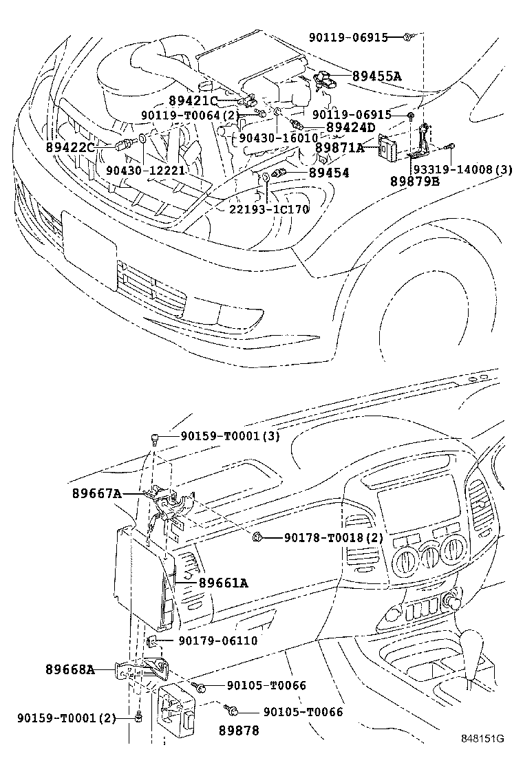 89879-71020 BRACKET, INJECTOR DRIVER product image