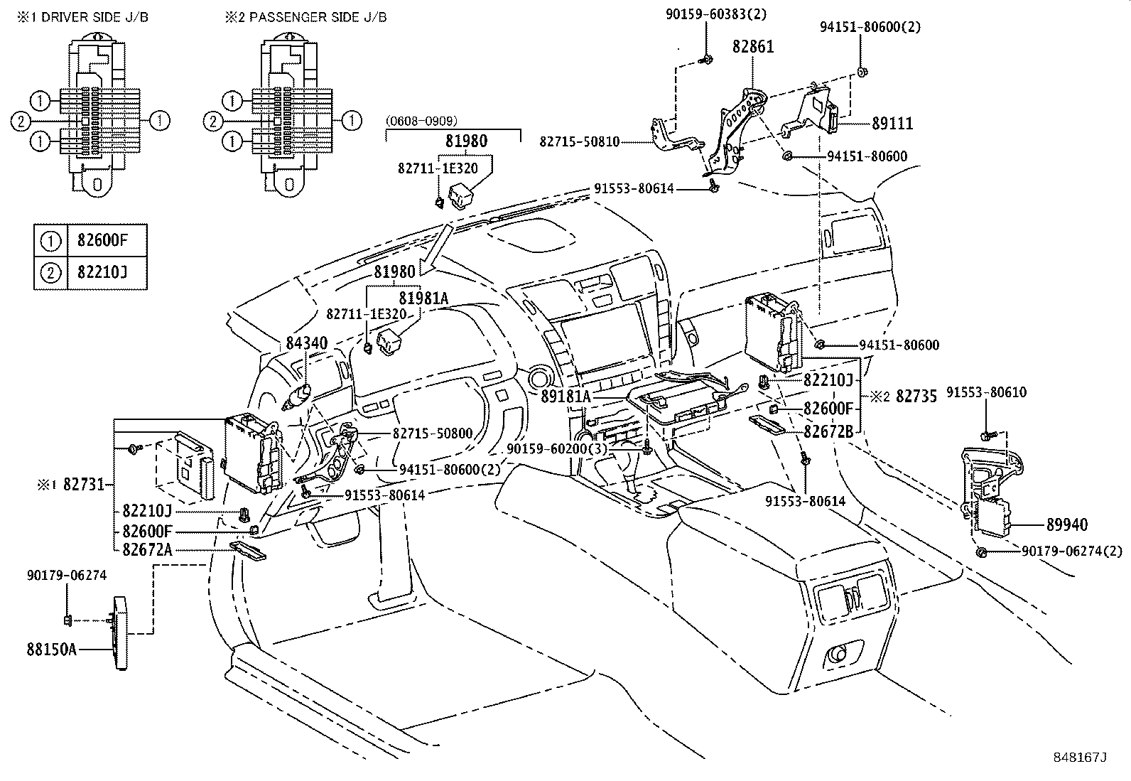 84140-50170 SWITCH ASSY, HEADLAMP DIMMER product image