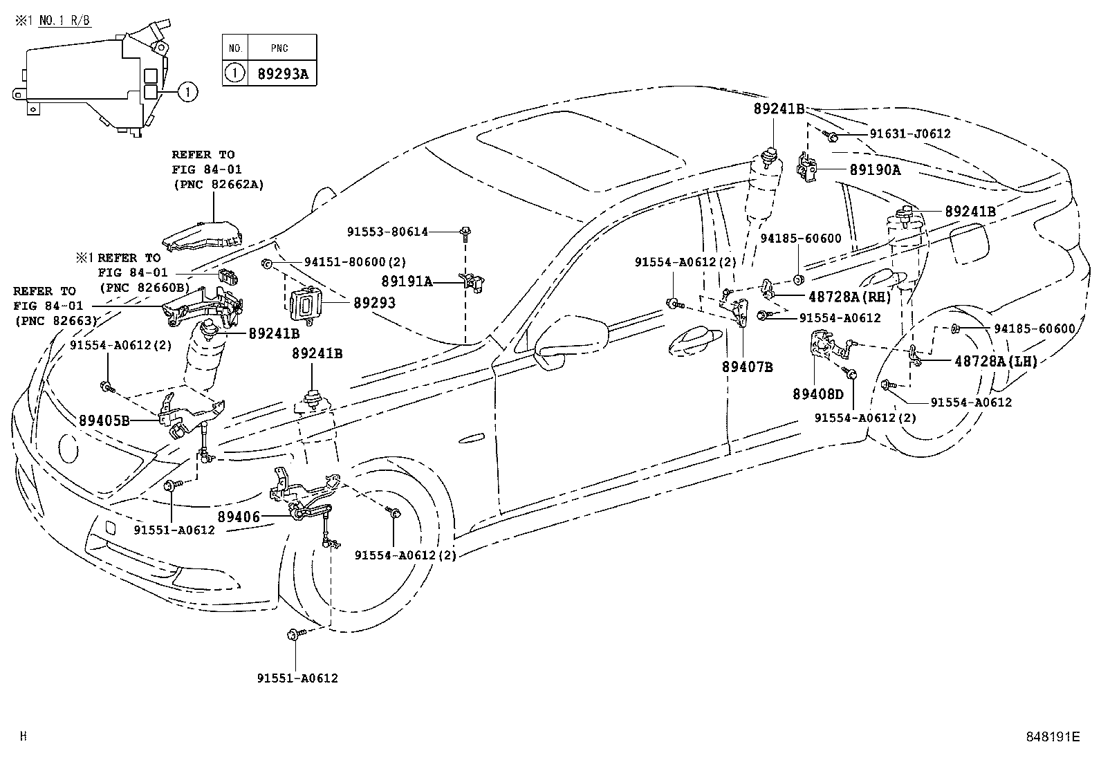Toyota 89190-50020 SENSOR, ACCELERATION