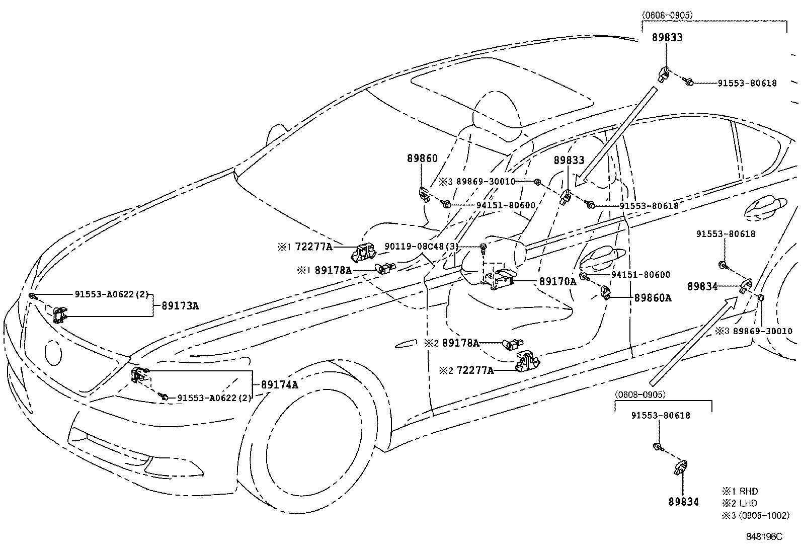 89170-50290 COMPUTER ASSY, AIR BAG product image