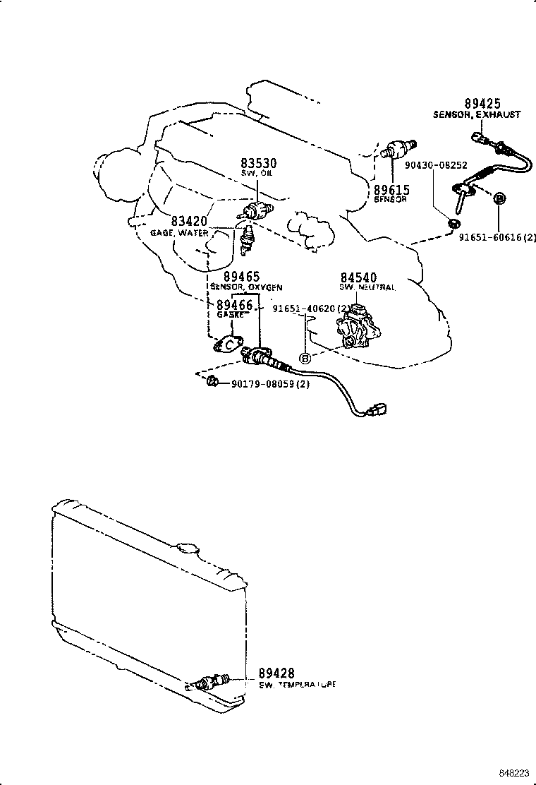 84231-AA010 SWITCH ASSY, COURTESY LAMP (FOR FRONT DOOR) product image